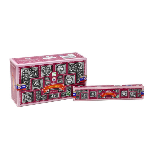Satya Super Hit Magic Monk Masala Incense 15g – Box of 12