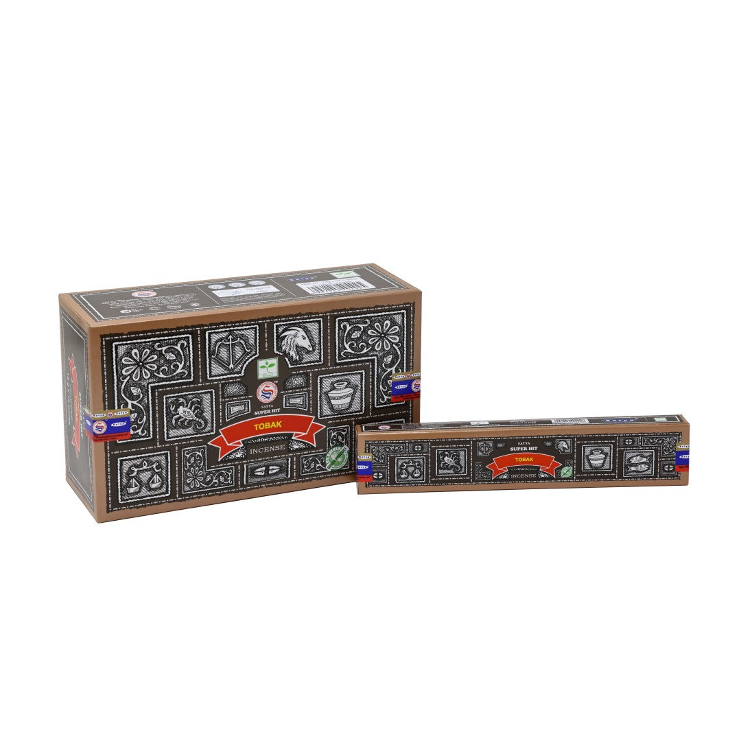 Satya Super Hit Tobak Masala Incense 15g – Box of 12
