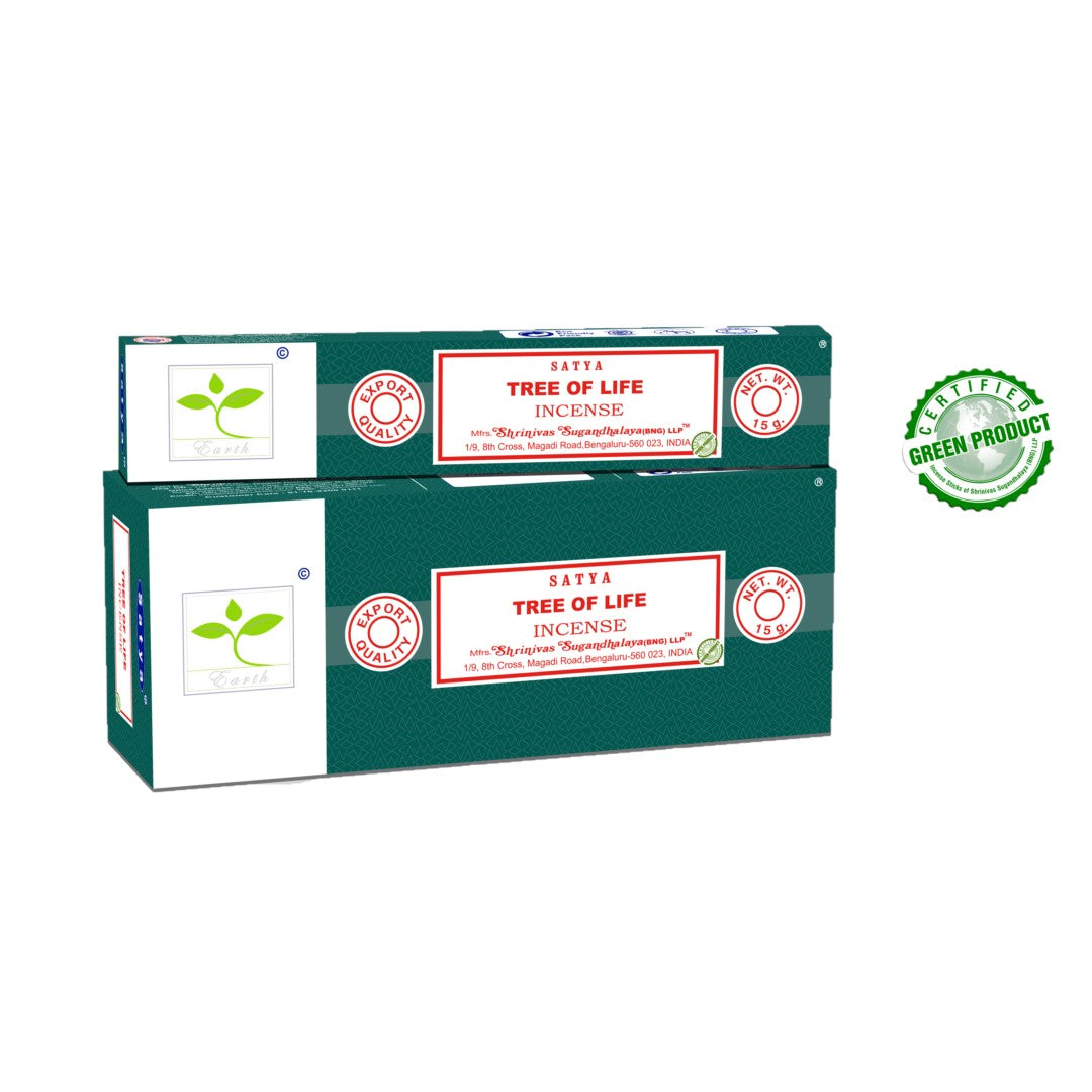 Satya Earth Series Tree of Life Sticks Incense Sticks 15g – Pack of 6