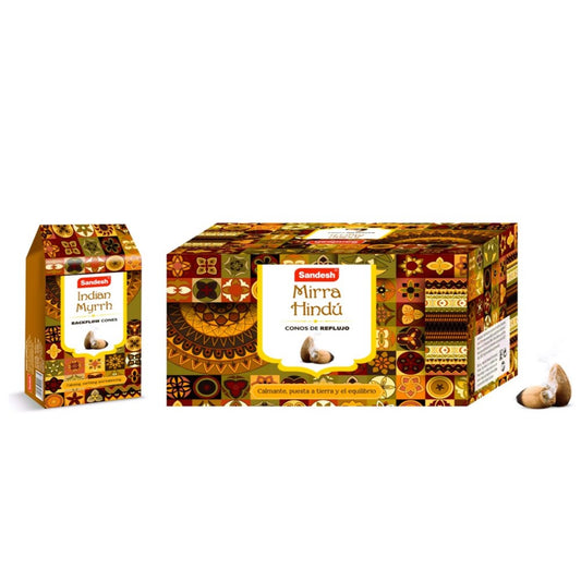 Sandesh Backflow Cones - Indian Myrrh (10 cones)