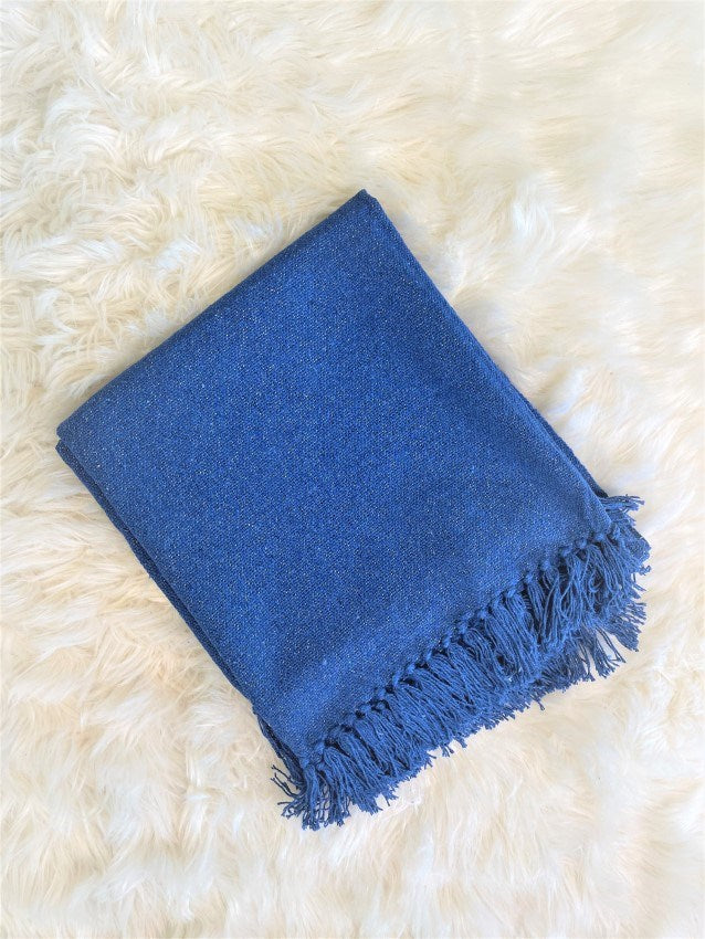 Classio Shimmer Throw - Blue