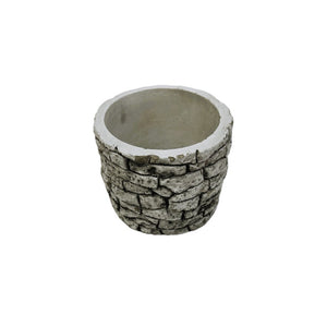 Stone Flower/ Planter Pot (10x7.5cm)