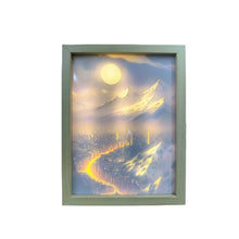 Load image into Gallery viewer, LED Desktop Light up Frame - Mountains
