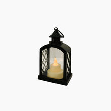 Load image into Gallery viewer, LED Lantern Candle with Cross Grids - 15cm
