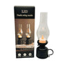 LED Lantern Round Candle - 24.5cm