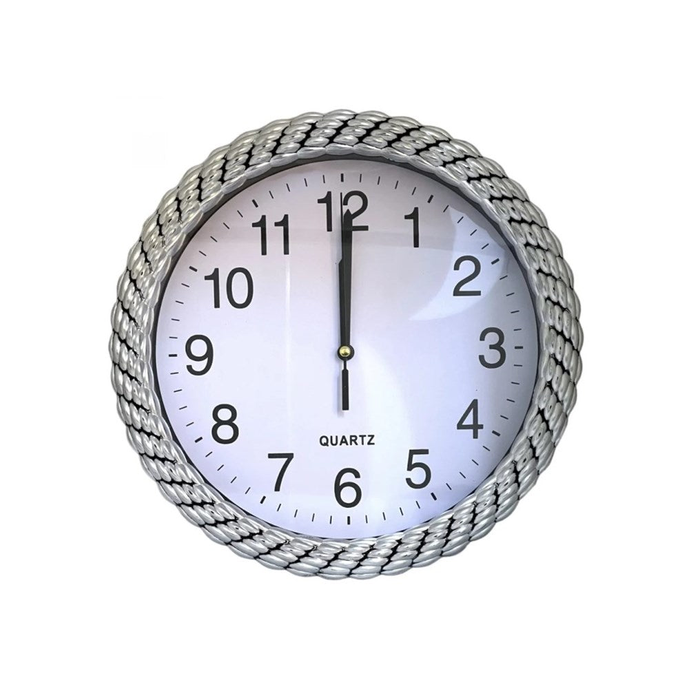 Round Wall Clock - Silver