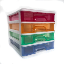 Load image into Gallery viewer, Drawer Set A4 4 Tier - Multi Coloured Drawers
