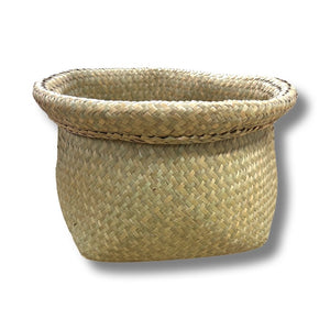 Flax/Seagrass Pot Palm  Basket Natural 30cm