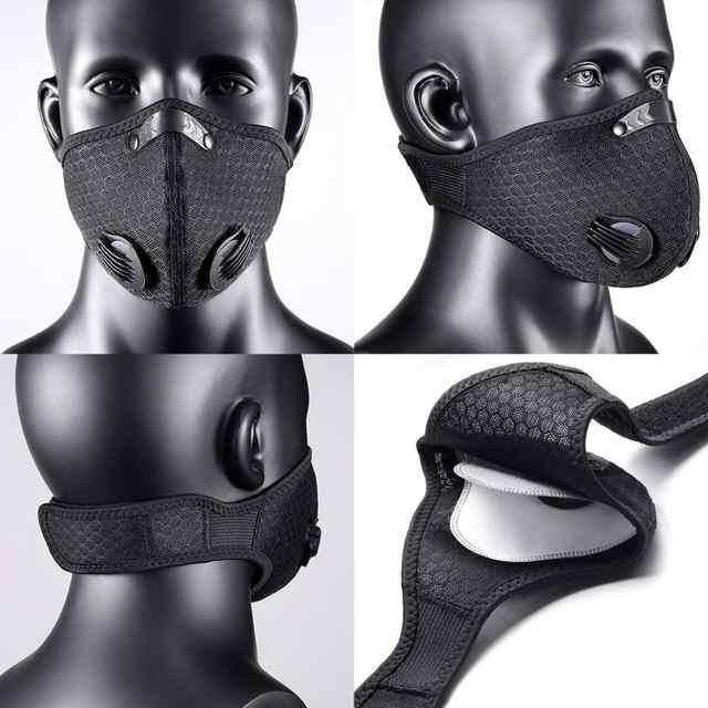 Mesh Face Mask with Dual Respirators