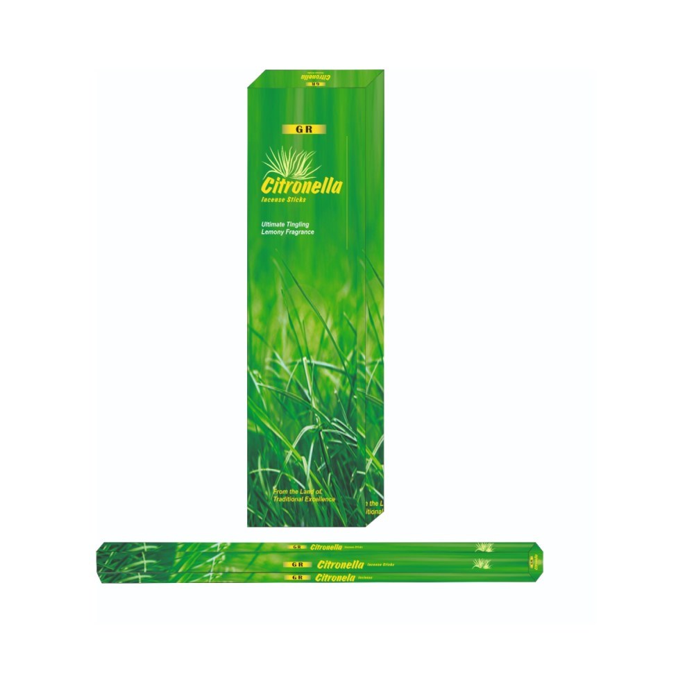 Incense Long Hexa 42cm - Citronella (10Sticks)