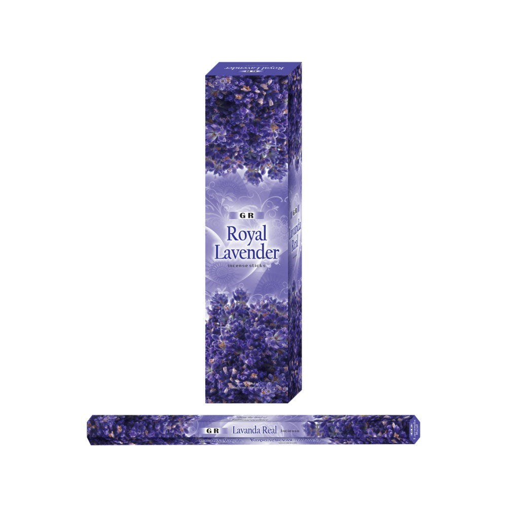 Incense Long Hexa 42cm - Royal Lavender (10Sticks)