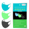 GREEND Polyurethane Mask Coloured 3pcs pack(Blue, Green & Grey)