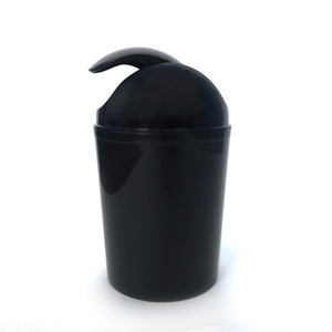 Rubbish Bin/ Dust Bin/Bullet Bin Black 1.5L (S)