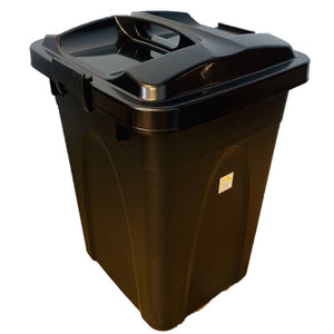Outdoor Rubbish Bin 45L - Black