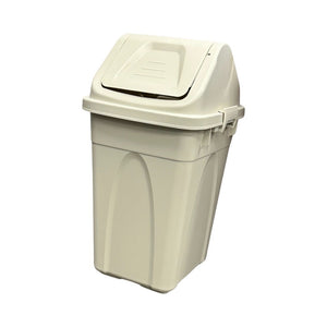Outdoor Bin 45L with Swing Top - White