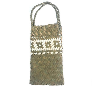 Flax/Seagrass Wine Bag Half Size