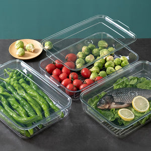 High Transparency storage box with lid - 33.5*16.5*10 (cm)