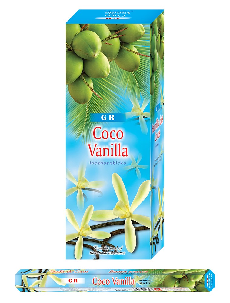 Incense Hexa - Coco Vanilla (20Sticks)