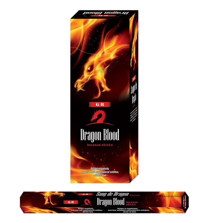 Incense Hexa - Dragon Blood (20Sticks)