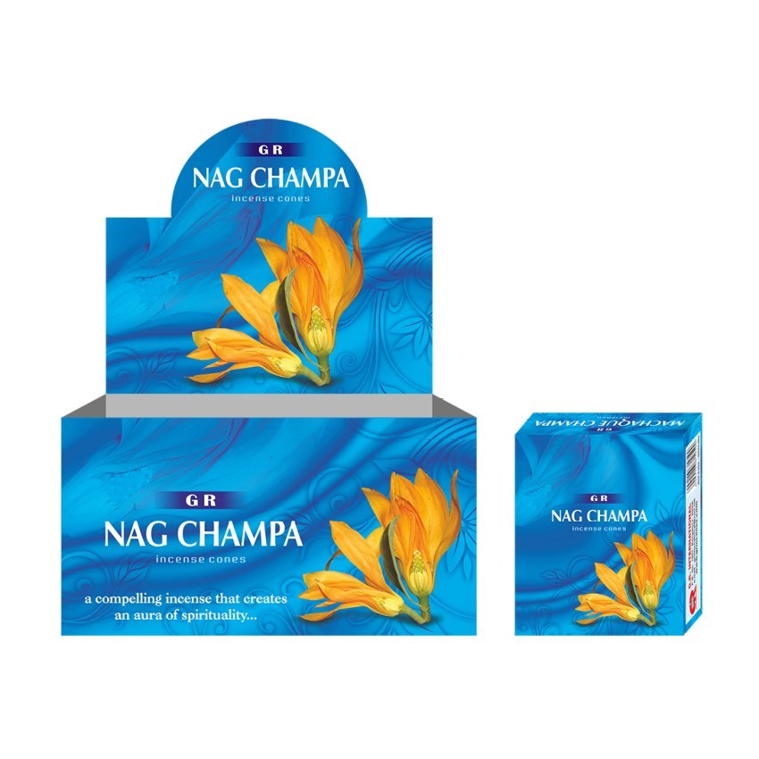 GR Fragrance Cones - NAG CHAMPA (10pcs)
