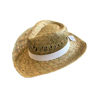 Cowboy Hat White Band