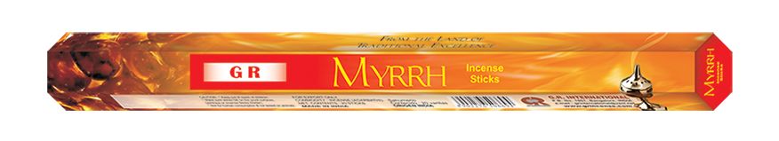 Incense Hexa - Myrrh (20Sticks)