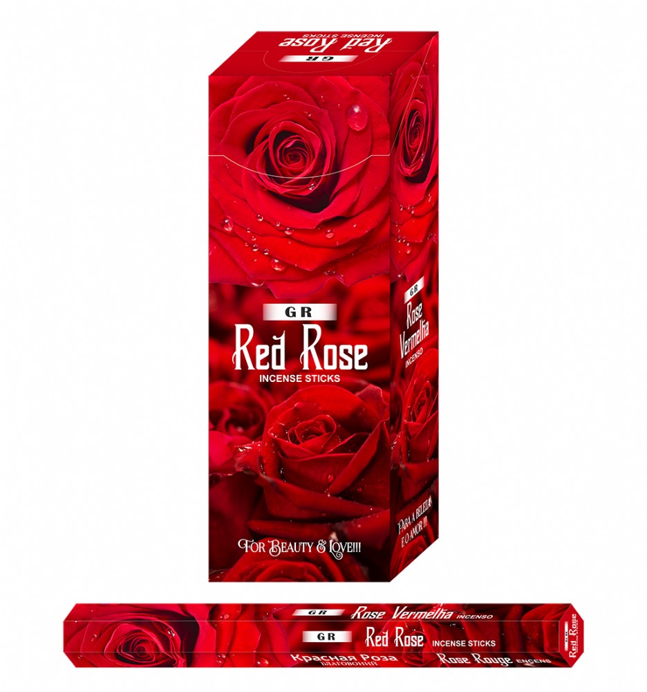 Incense Hexa - Red Rose (20Sticks)