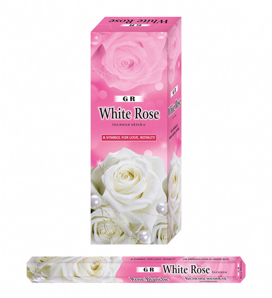 Incense Hexa - White Rose (20Sticks)